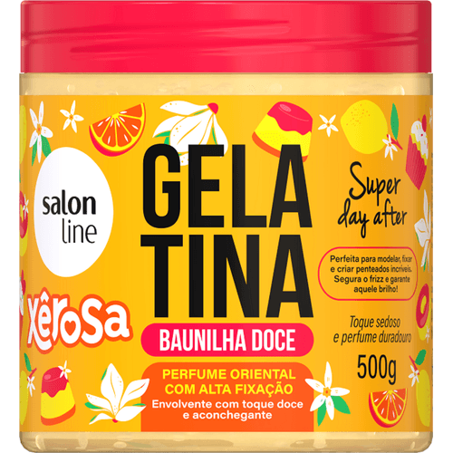 Salon Line Gelatina Xêrosa Baunilha Doce 500g