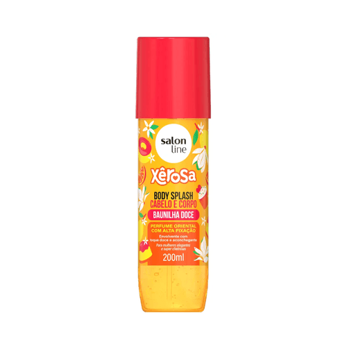 Body Splash Cabelo e Corpo Salon Line Xêrosa Baunilha Doce 200ml