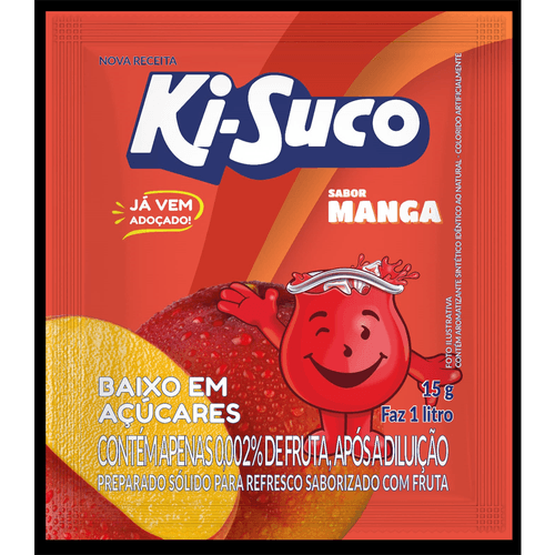 Refresco em Pó Ki-Suco Sabor Manga 15g