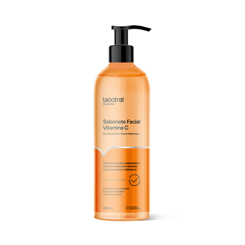 Sabonete Líquido Facial Vitamina C Labotrat Dermoskin 280ml