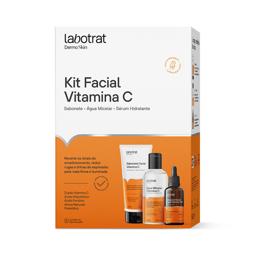 Kit Facial Vitamina C Labotrat com 3 itens