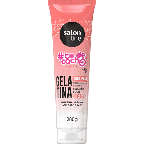 Gelatina Salon Line To De Cacho Fixação Forte 280g