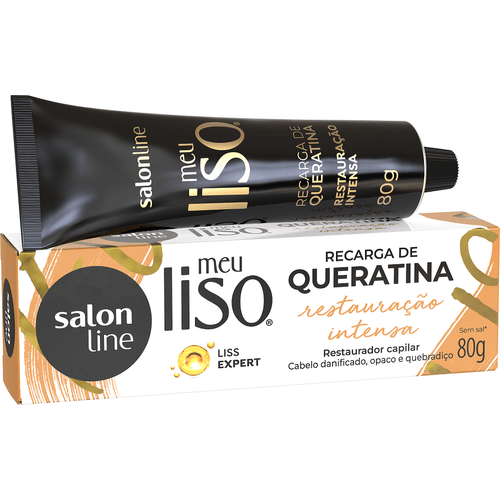 Finalizador Salon Line Meu Liso Restauração Intensa 80g